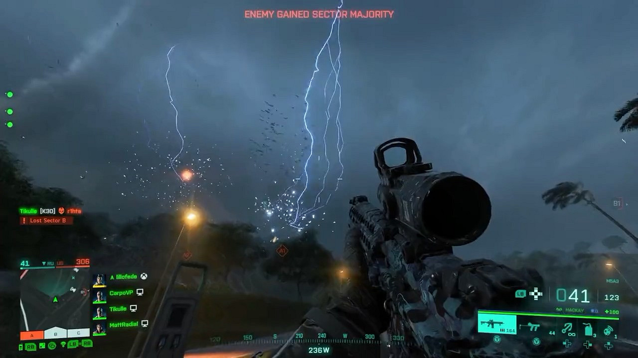 Bug還是彩蛋?《戰地風雲2042》出現超震撼閃電風暴 Bug還是彩蛋?《戰地風雲2042》出現超震撼閃電風暴