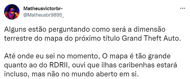 曝料:《GTA6》的地圖將與《荒野大鏢客2》一樣大! 曝料:《GTA6》的地圖將與《荒野大鏢客2》一樣大!