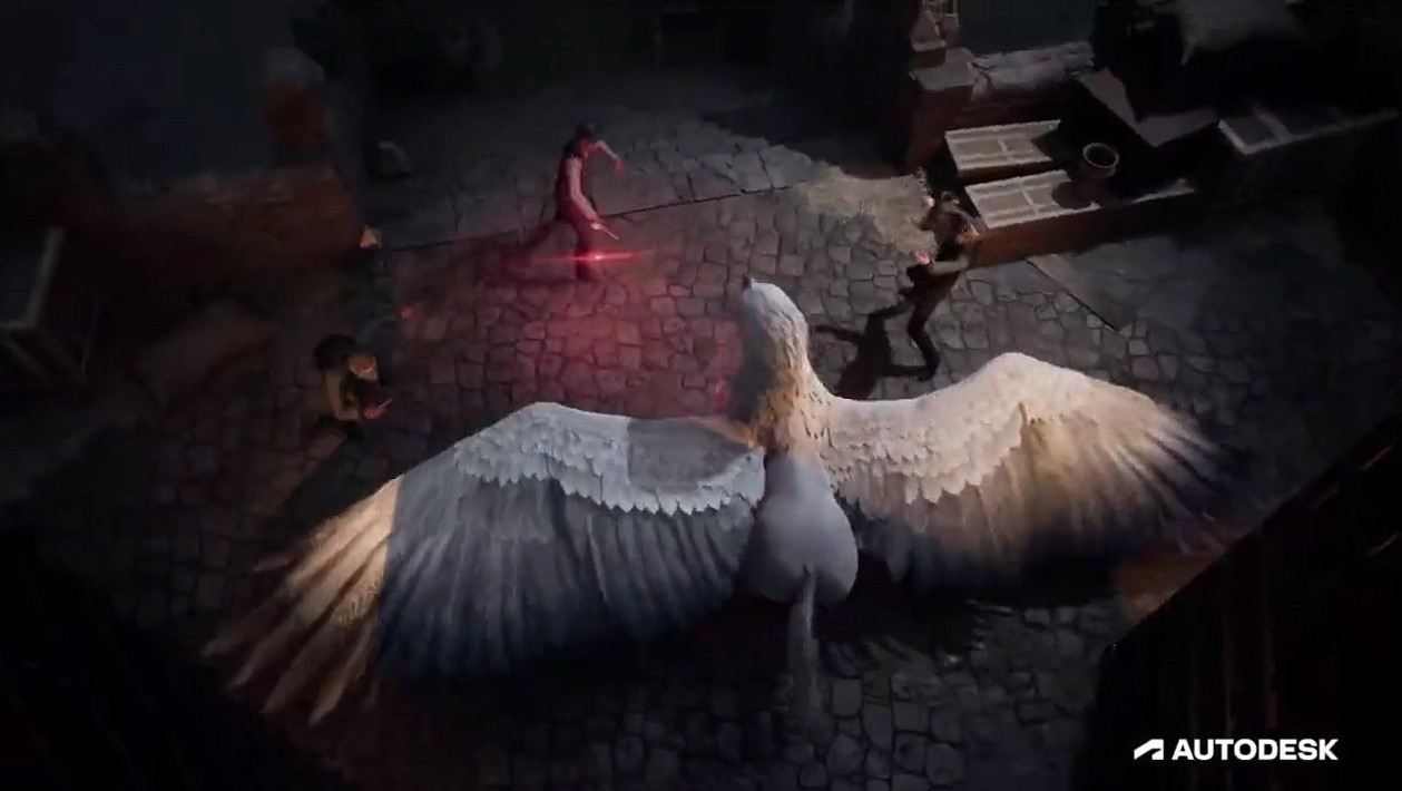 《霍格華茲的傳承》曝新展示 鷹頭馬身有翼獸亮相！