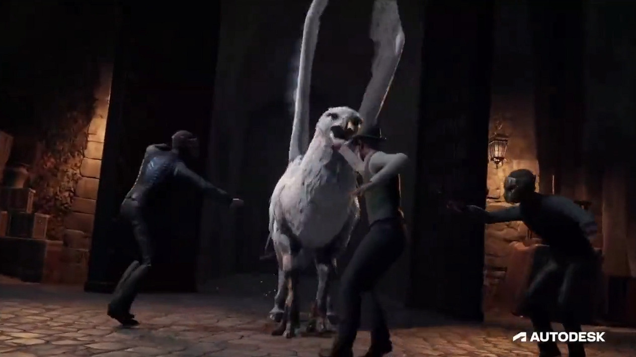 《霍格華茲的傳承》曝新展示 鷹頭馬身有翼獸亮相！