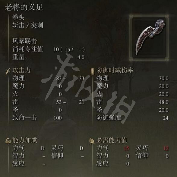 《艾爾登法環》老將的義足在哪刷？老將的義足獲得方法