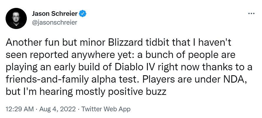 曝《暗黑破壞神4》內部測試 大部分反饋為正面評價! 曝《暗黑破壞神4》內部測試 大部分反饋為正面評價!