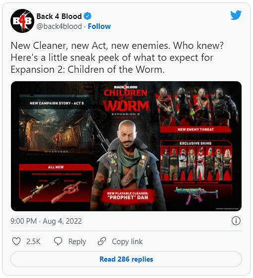 《喋血復仇》新資料片「蠕蟲之子」上線時間/內容公布 《喋血復仇》新資料片「蠕蟲之子」上線時間/內容公布