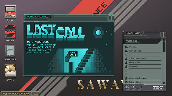 復古益智遊戲合集《Last Call BBS》結束搶先體驗 正式發售 復古益智遊戲合集《Last Call BBS》結束搶先體驗 正式發售
