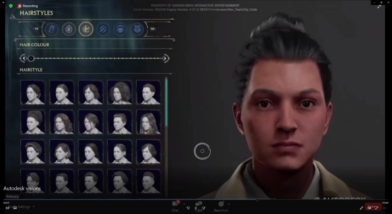 《霍格華茲:遺產》捏臉介面曝光 數十種選擇花樣豐富 《霍格華茲:遺產》捏臉介面曝光 數十種選擇花樣豐富