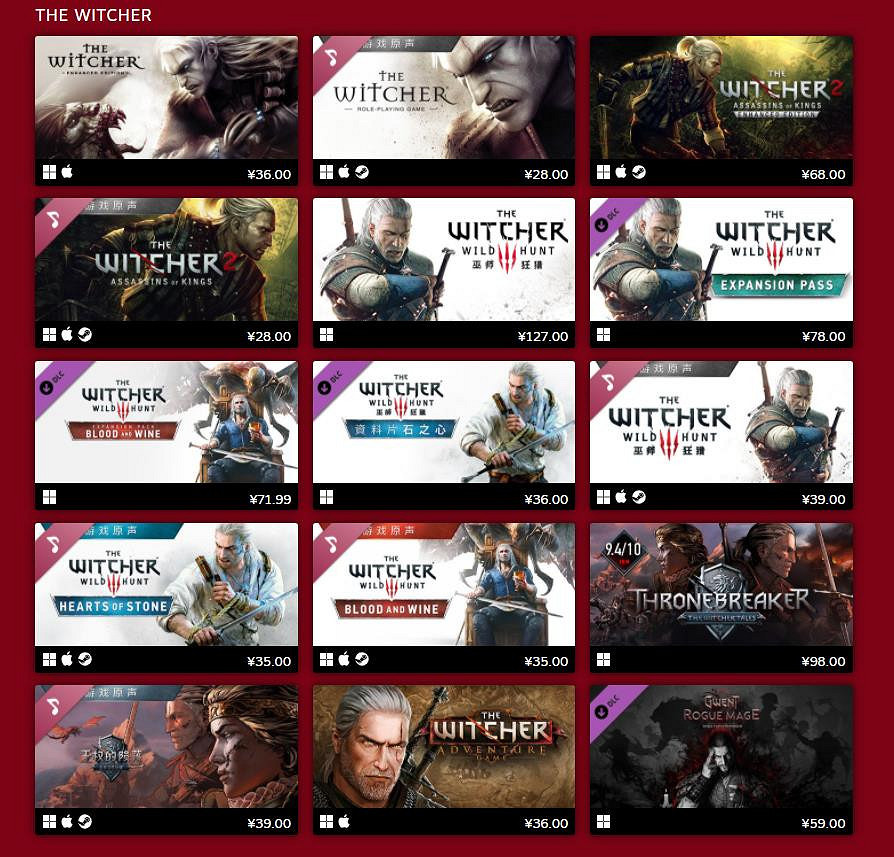 CDPR20周年特賣活動8月9日上線 持續一周時間 CDPR20周年特賣活動8月9日上線 持續一周時間