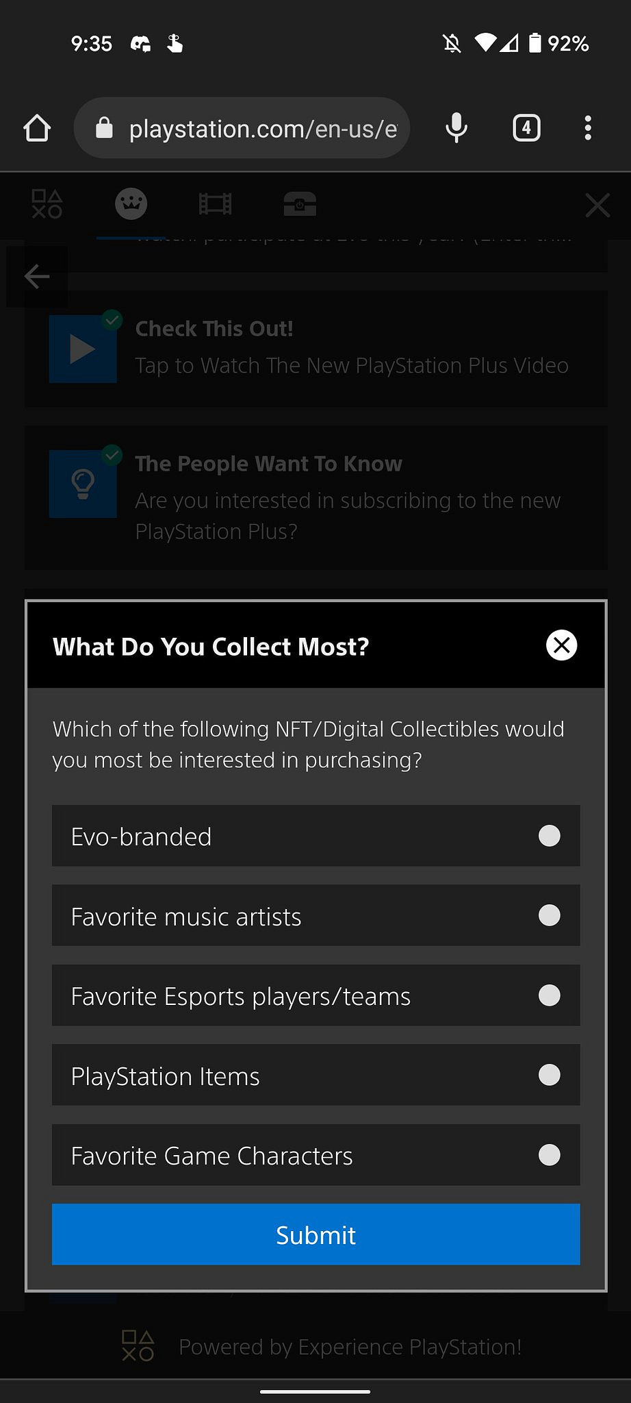 還惦記著？索尼在EVO 2022調查玩家想要購買哪種NFT