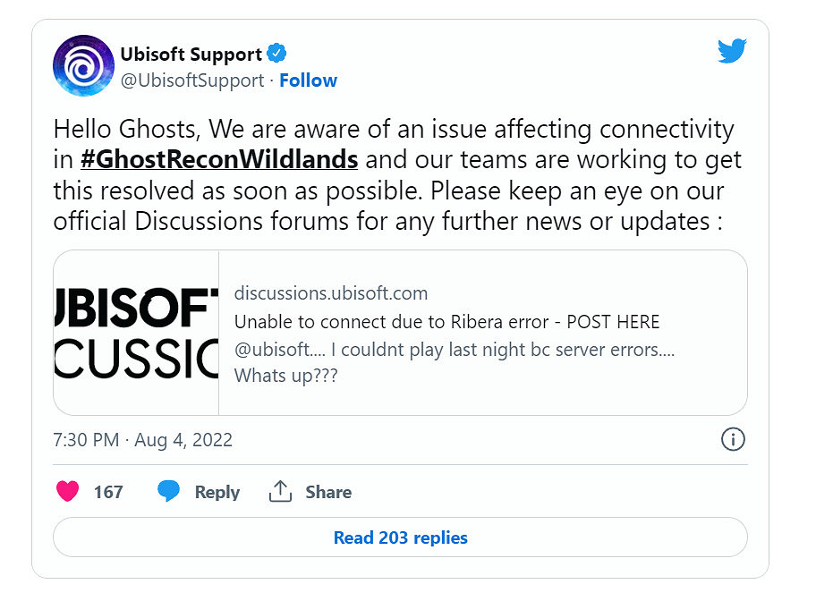 《幽靈行動:荒野》加入Game Pass後出現連網問題! 《幽靈行動:荒野》加入Game Pass後出現連網問題!