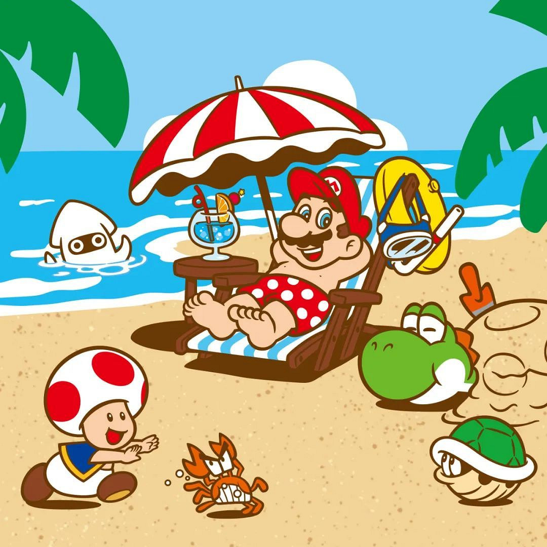 NS新聞 異度3彌央火速出手辦 馬裡奧夏季壁紙來了