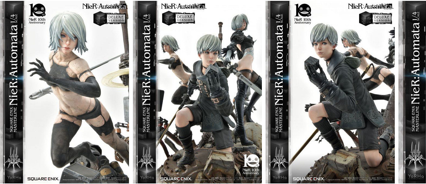 《尼爾機械紀元》1/4三人組雕像重新上架 售價2799英鎊