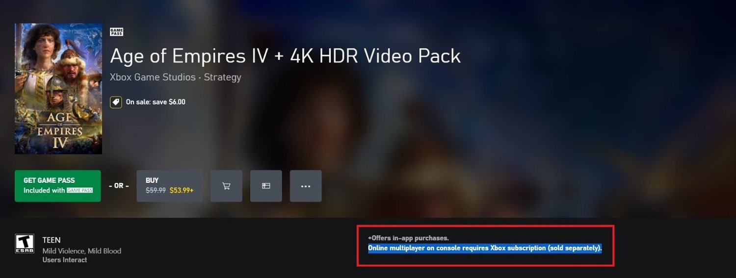 《世紀帝國4》微軟商店詳情頁暗示或存在Xbox版 《世紀帝國4》微軟商店詳情頁暗示或存在Xbox版