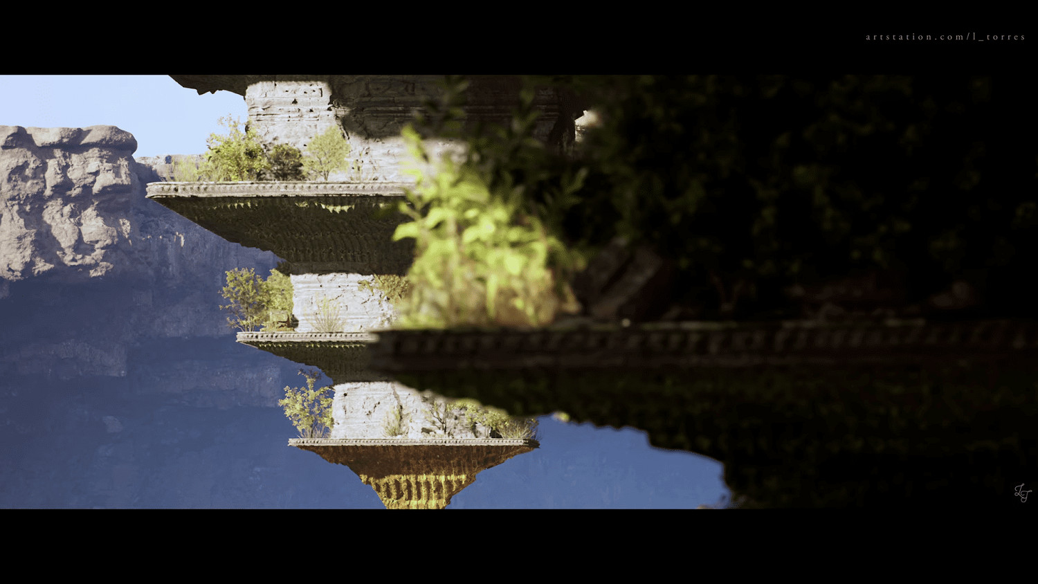 《降世神通》粉絲虛幻5自製 還原動畫西氣和寺場景