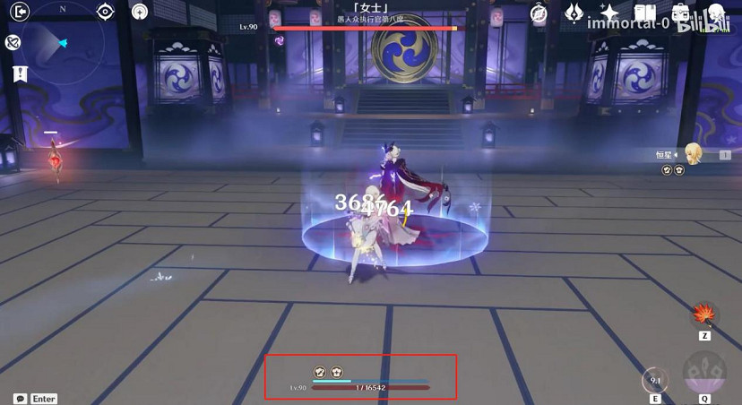 原神玩家用海染鍾離刮死148W血雷神 絲血打了6分鐘