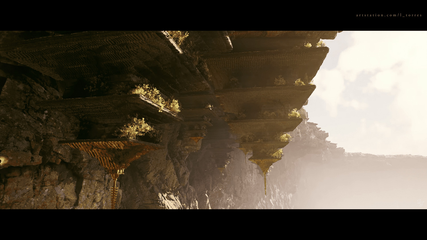 《降世神通》粉絲虛幻5自製 還原動畫西氣和寺場景