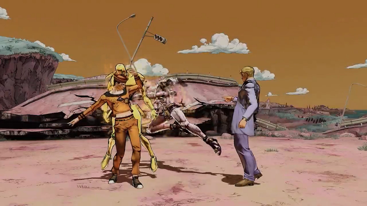 《JOJO的奇妙冒險：群星之戰重製版》“東方定助”PV