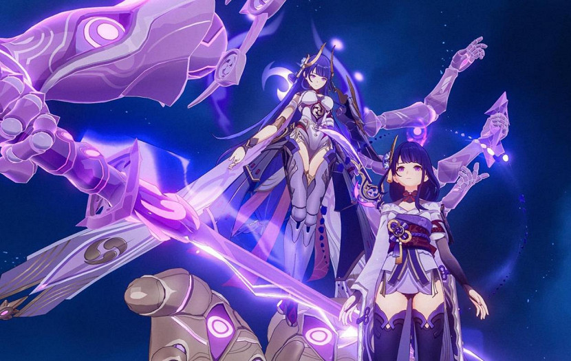 原神玩家用海染鍾離刮死148W血雷神 絲血打了6分鐘