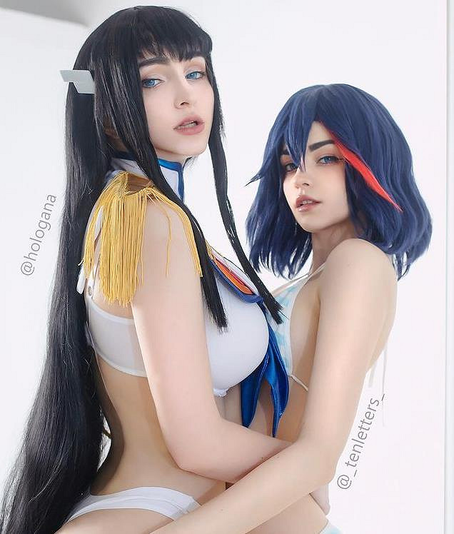 性感身材加上漫畫臉!俄妹COS《斬服少女》女主纏流子 性感身材加上漫畫臉!俄妹COS《斬服少女》女主纏流子