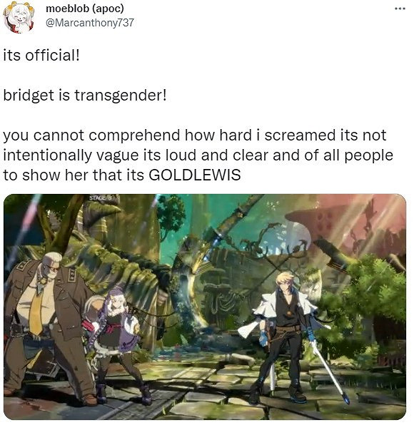 《聖騎士之戰:STRIVE》布裡吉特被確認是跨性別女孩 《聖騎士之戰:STRIVE》布裡吉特被確認是跨性別女孩