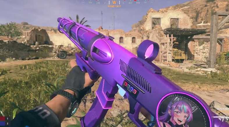 《決勝時刻戰區》出新武器:二次元“痛槍”特效炫酷! 《決勝時刻戰區》出新武器:二次元“痛槍”特效炫酷!