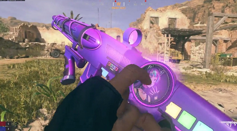 《決勝時刻戰區》出新武器:二次元“痛槍”特效炫酷! 《決勝時刻戰區》出新武器:二次元“痛槍”特效炫酷!