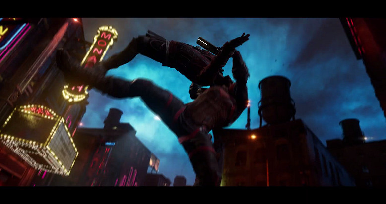 《高譚騎士》新角色&quot;紅罩頭&quot;預告 神槍肉搏勇猛無敵