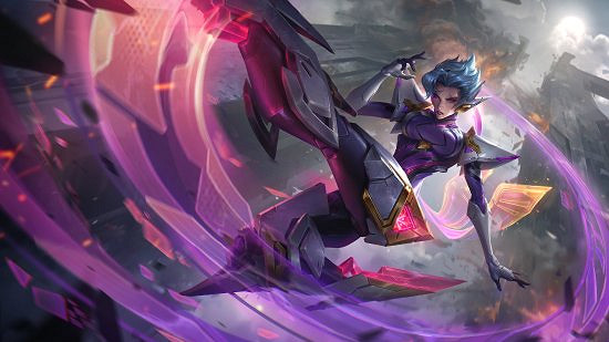 《LOL》鋼鐵瓦爾基裡皮膚建模 機甲美女身材超讚！