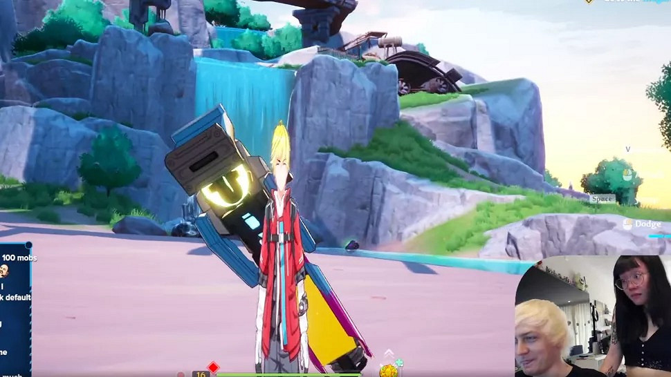 《幻塔》海外版出現搞笑Bug 遊戲角色變紙片人 《幻塔》海外版出現搞笑Bug 遊戲角色變紙片人