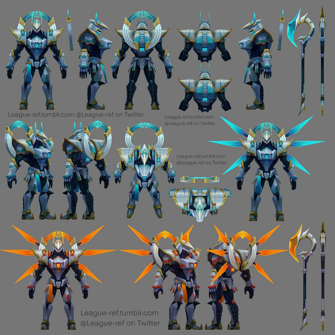 《LOL》鋼鐵瓦爾基裡皮膚建模 機甲美女身材超讚！