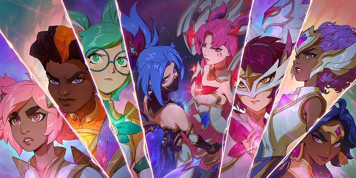 《LOL》星之守護者系列海量壁紙 唯美畫風美女超多！