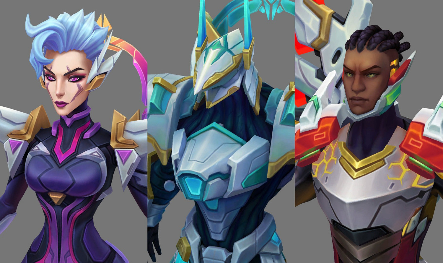 《LOL》鋼鐵瓦爾基裡皮膚建模 機甲美女身材超讚！