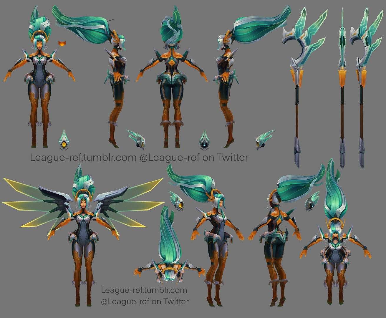 《LOL》鋼鐵瓦爾基裡皮膚建模 機甲美女身材超讚！