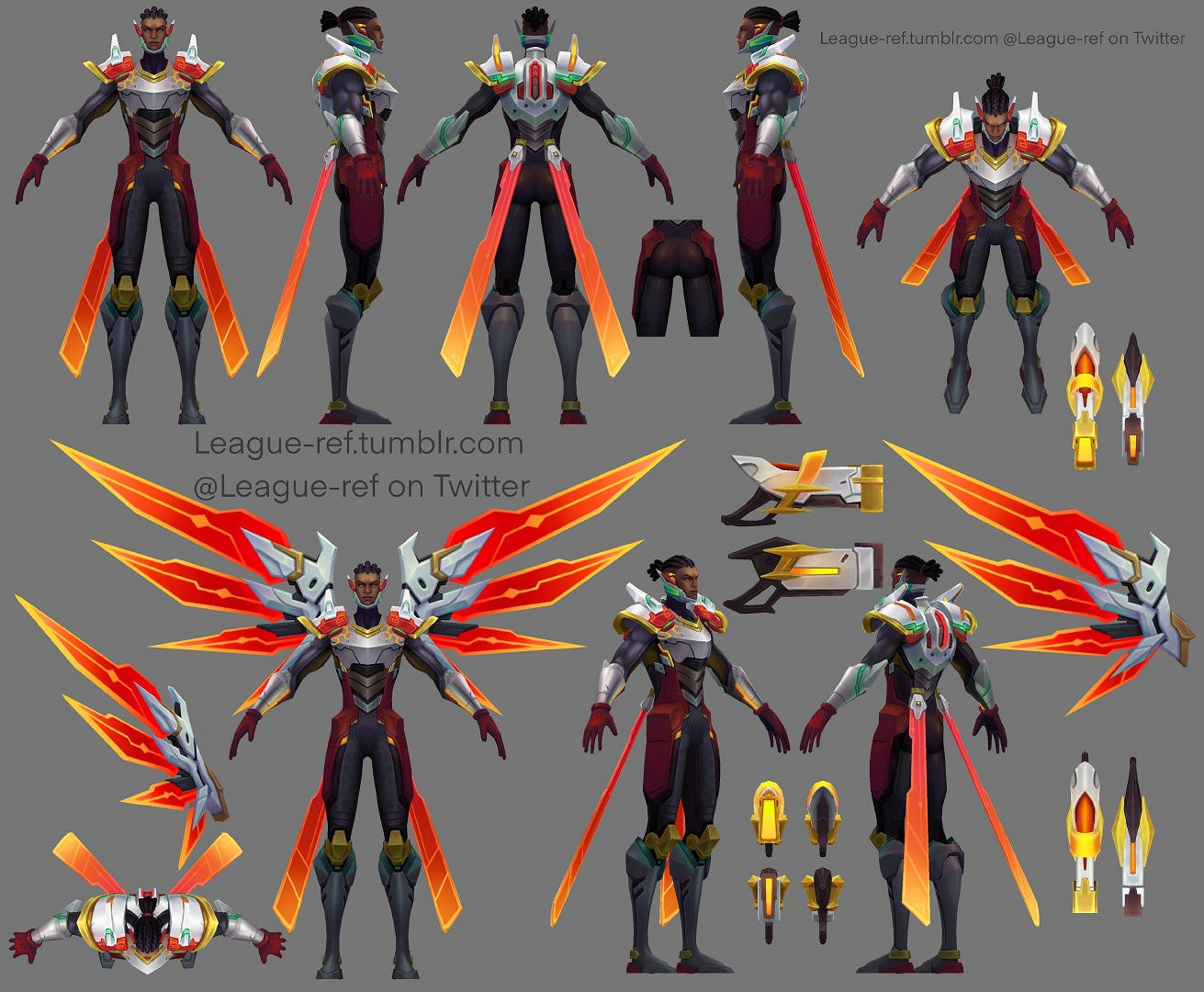 《LOL》鋼鐵瓦爾基裡皮膚建模 機甲美女身材超讚！