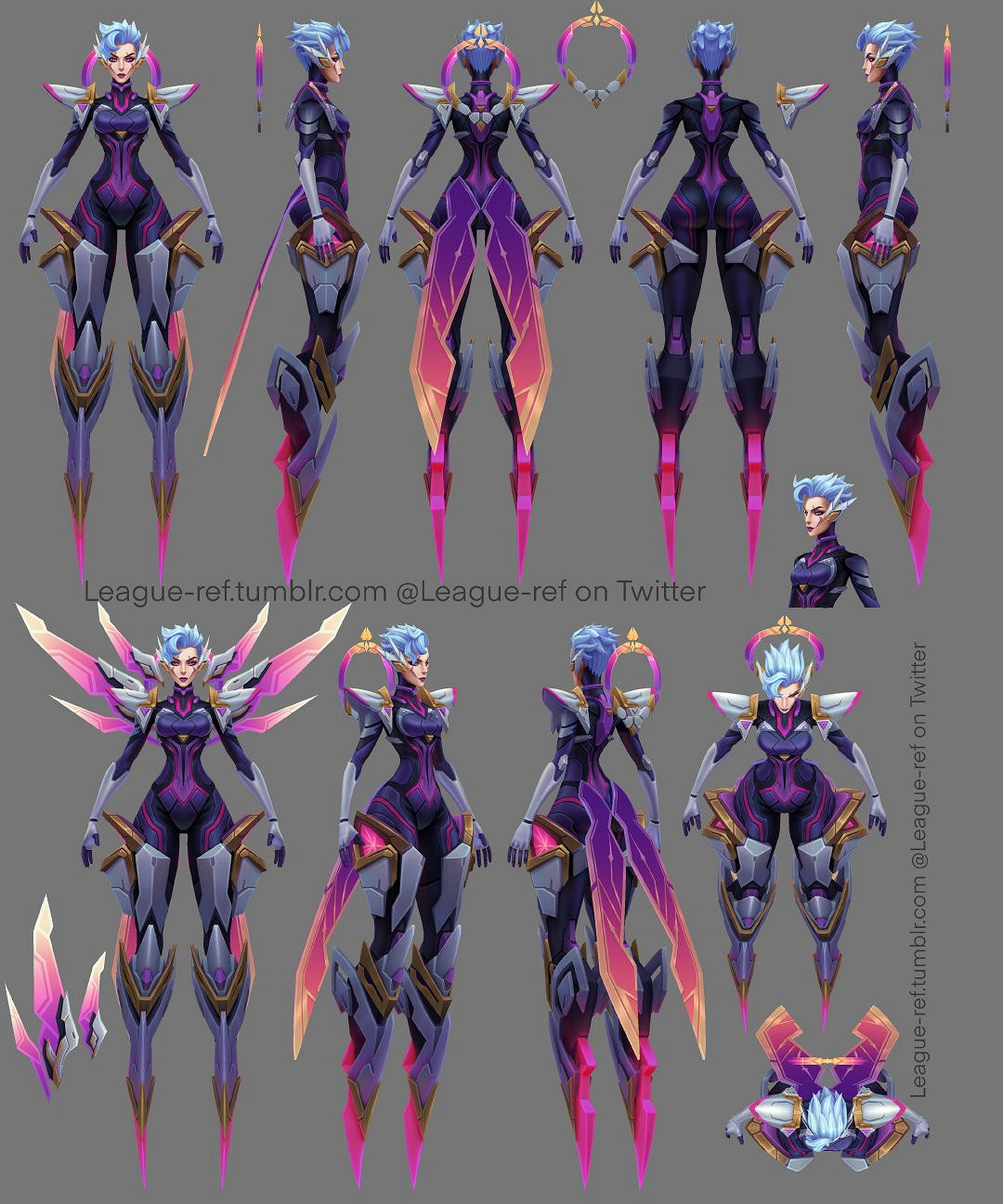 《LOL》鋼鐵瓦爾基裡皮膚建模 機甲美女身材超讚！