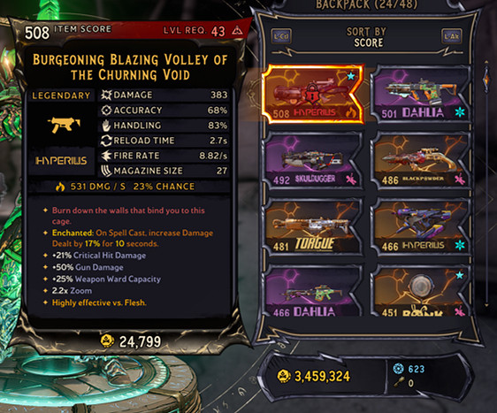 《小蒂娜的奇幻樂園》玩家獲得隨機武器高於等級上限 《小蒂娜的奇幻樂園》玩家獲得隨機武器高於等級上限