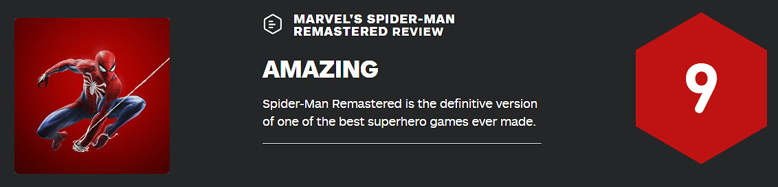 《漫威蜘蛛人》獲IGN 9分:開啟PS5時代的視覺盛宴! 《漫威蜘蛛人》獲IGN 9分:開啟PS5時代的視覺盛宴!