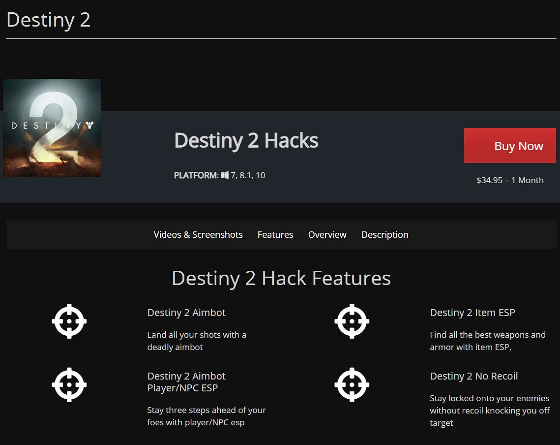 《天命2》外掛開發者聲稱自己沒有影響遊戲 官方應該與他合作 《天命2》外掛開發者聲稱自己沒有影響遊戲 官方應該與他合作