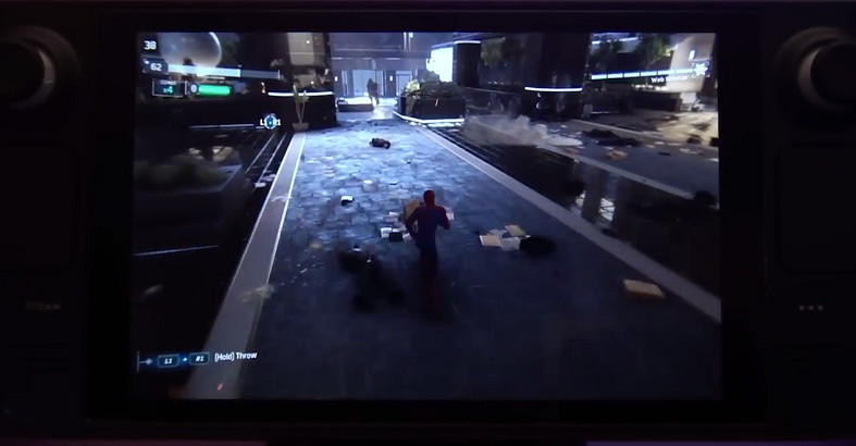 《漫威蜘蛛人》V社掌機實機:總體運行流暢!過場略卡 《漫威蜘蛛人》V社掌機實機:總體運行流暢!過場略卡