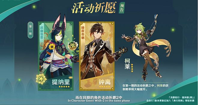 大偉哥現身原神前瞻直播 提納裡進常駐池 大偉哥現身原神前瞻直播 提納裡進常駐池