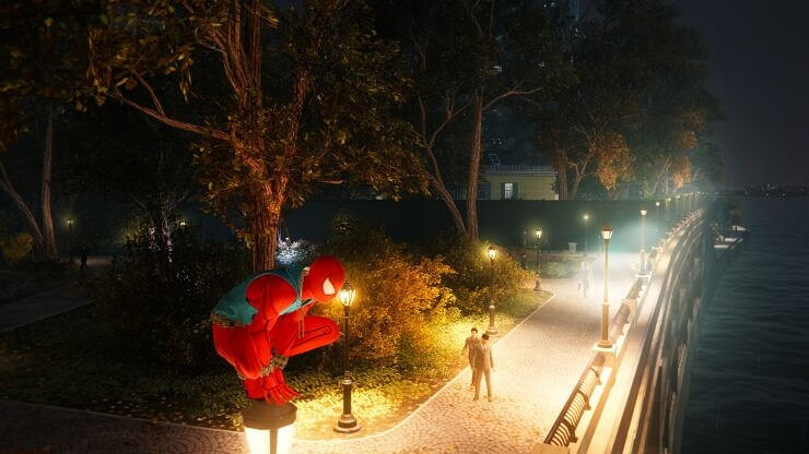 《漫威蜘蛛人》全局光追MOD：光暈拉滿！爆炸對比度