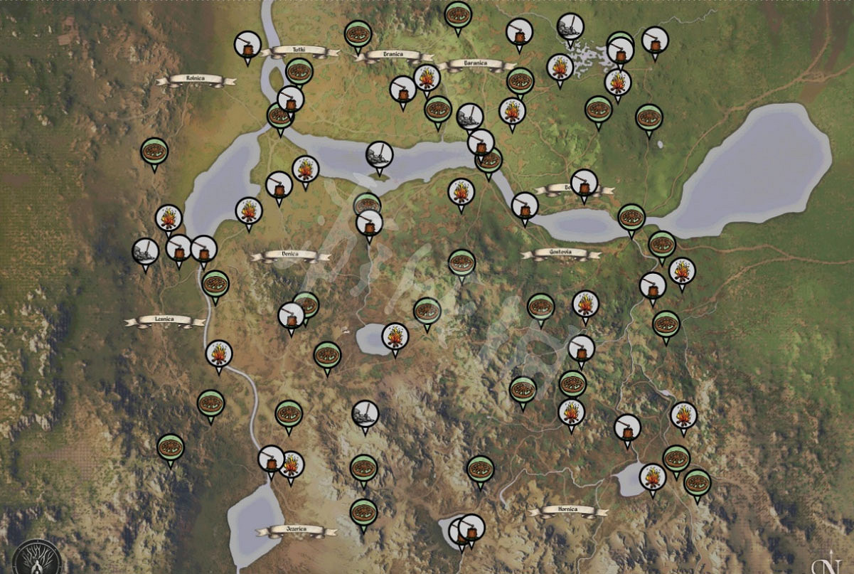 《中世紀王朝》強盜在哪刷？強盜刷新點一覽