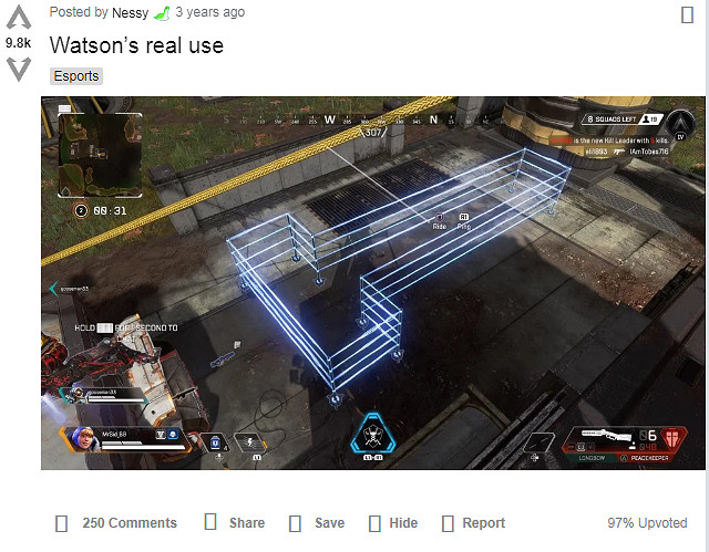 《Apex》玩家拿到新英雄的第一件事 竟是畫巨大丁丁？