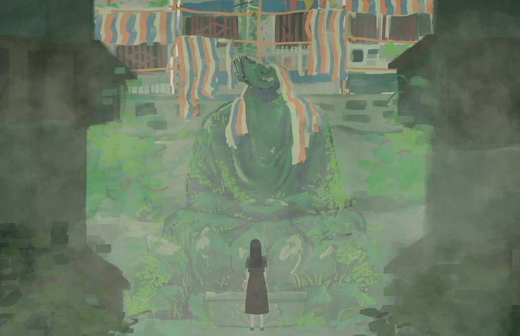 《三伏》製作人完成最期待場景之一：驚現無頭巨佛