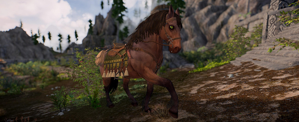 烈焰戰馬好帥氣!《上古卷軸V:無界天際》巫師坐騎MOD 烈焰戰馬好帥氣!《上古卷軸V:無界天際》巫師坐騎MOD