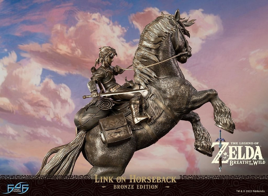 4749元！《塞爾達傳說曠野之息》“馬背上的林克”雕像