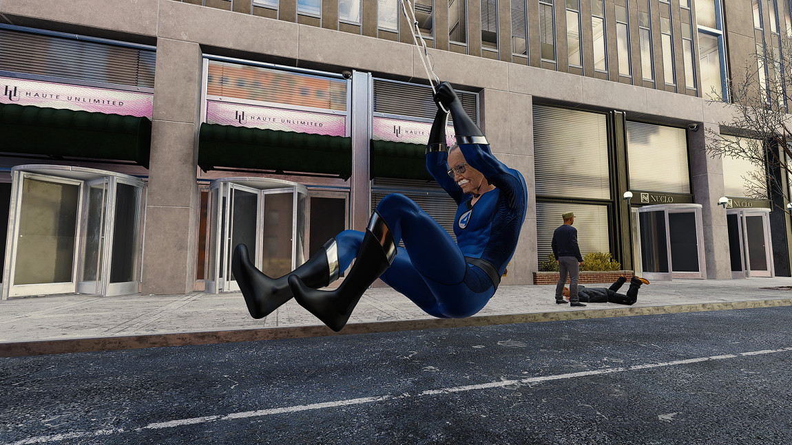 《漫威蜘蛛人》PC新MOD化身老爺子 斯坦李飛簷走壁