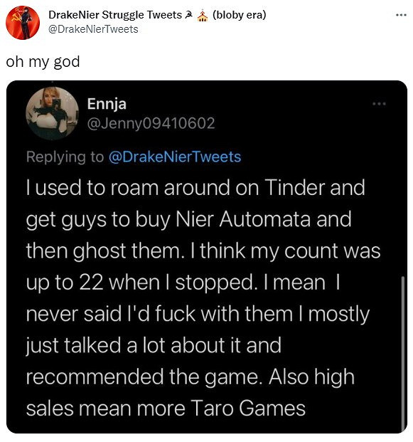 女粉絲說服男性們購買《尼爾:自動人形》 然後失聯 女粉絲說服男性們購買《尼爾:自動人形》 然後失聯