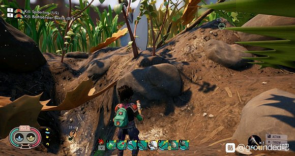 Grounded任務標記地點鏟鉤在哪裡