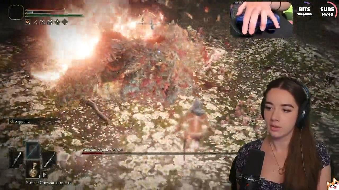 國外美女主播單手1級擊殺《艾爾登法環》女武神 國外美女主播單手1級擊殺《艾爾登法環》女武神