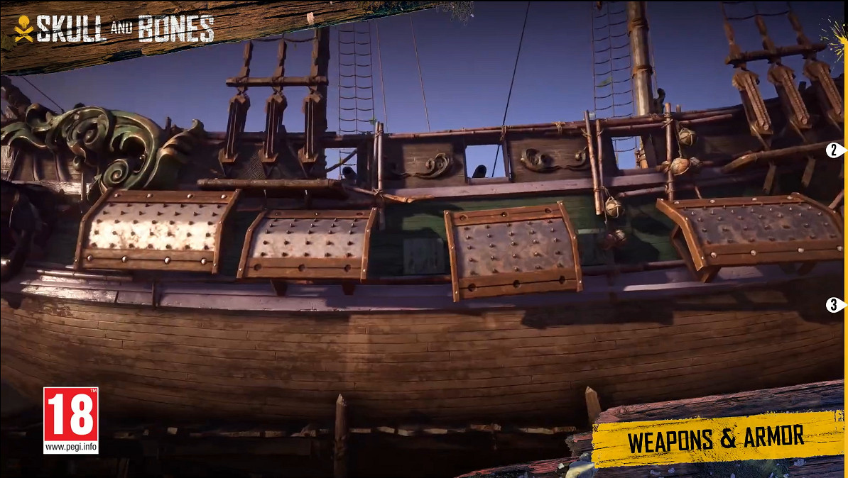 育碧《碧海黑帆》新宣傳片展示船身裝甲和武器！