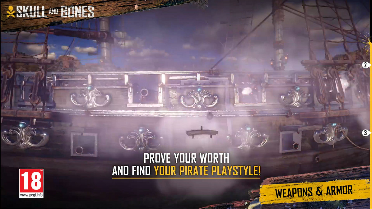 育碧《碧海黑帆》新宣傳片展示船身裝甲和武器！